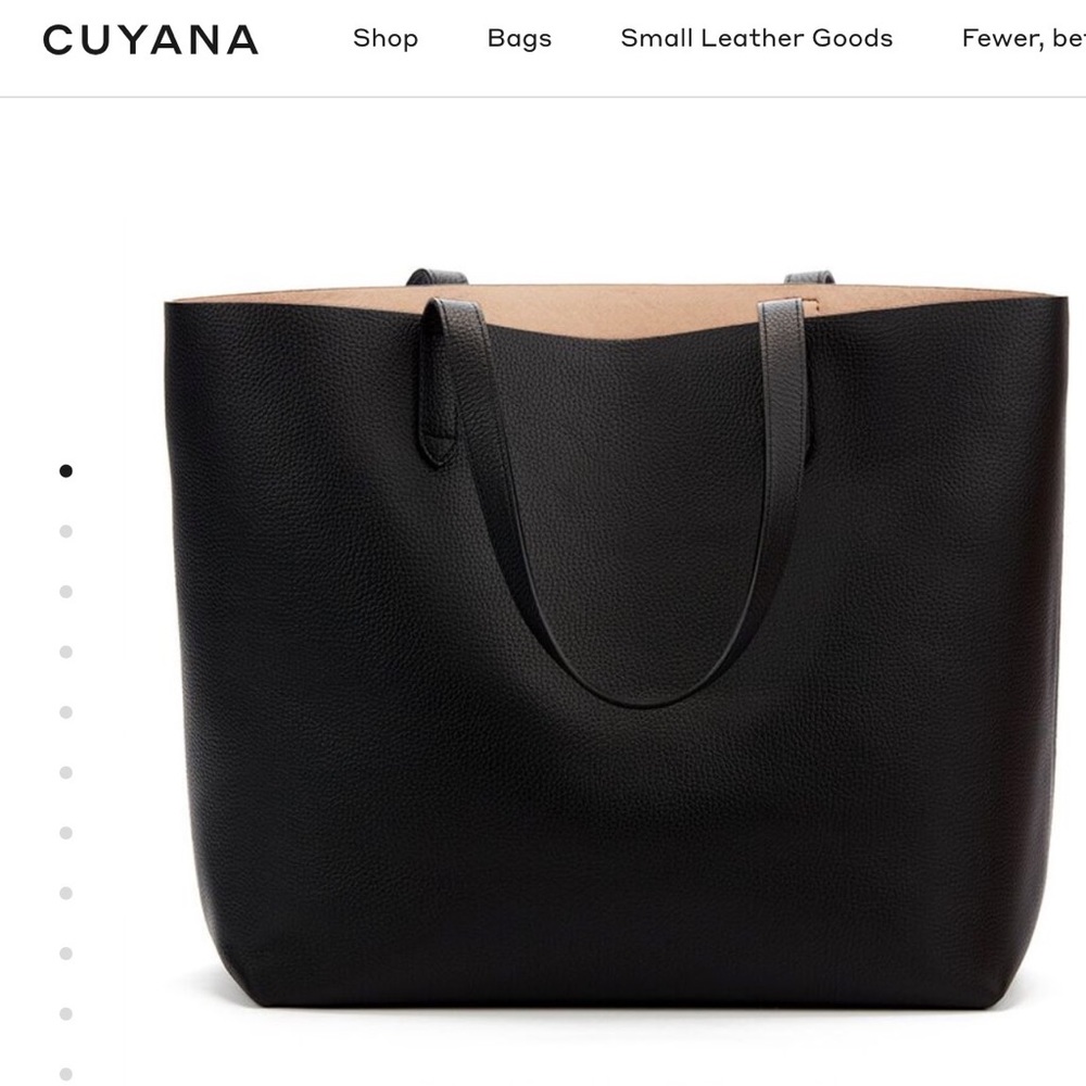 Cuyana structured tote